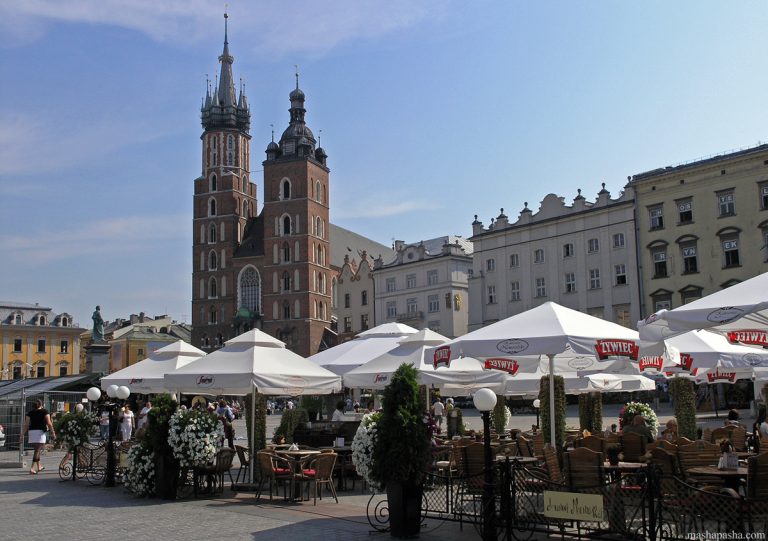 Piazza del Mercato di Cracovia, Polonia