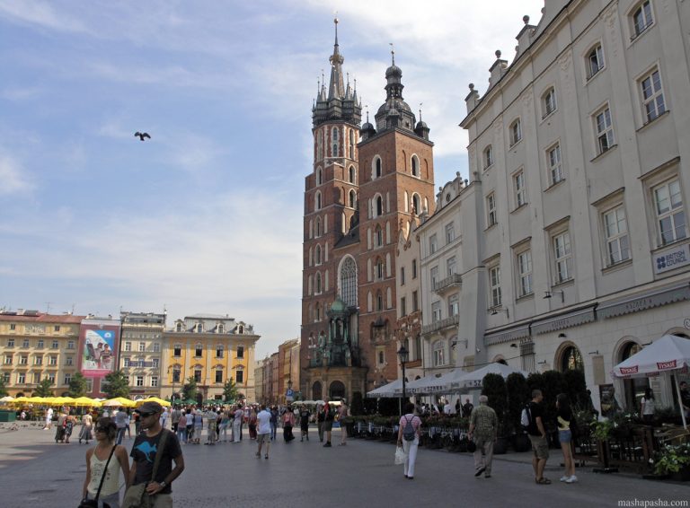 Piazza del Mercato di Cracovia, Polonia