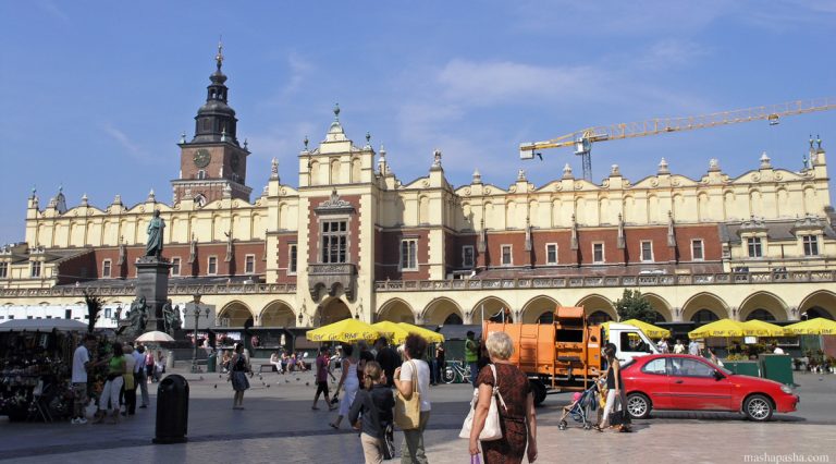 Piazza del Mercato di Cracovia, Polonia