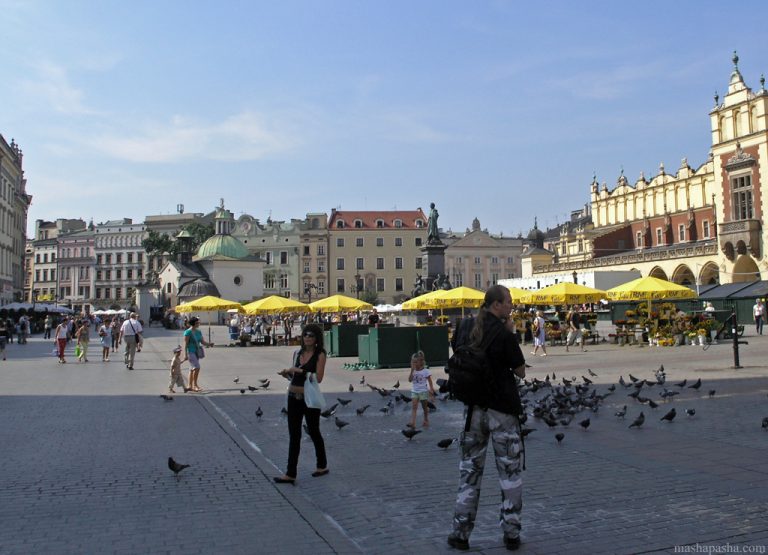 Piazza del Mercato di Cracovia, Polonia
