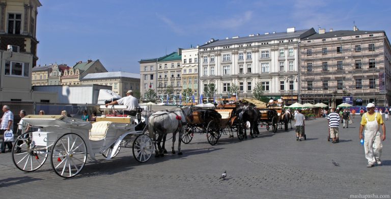 Piazza del Mercato di Cracovia, Polonia