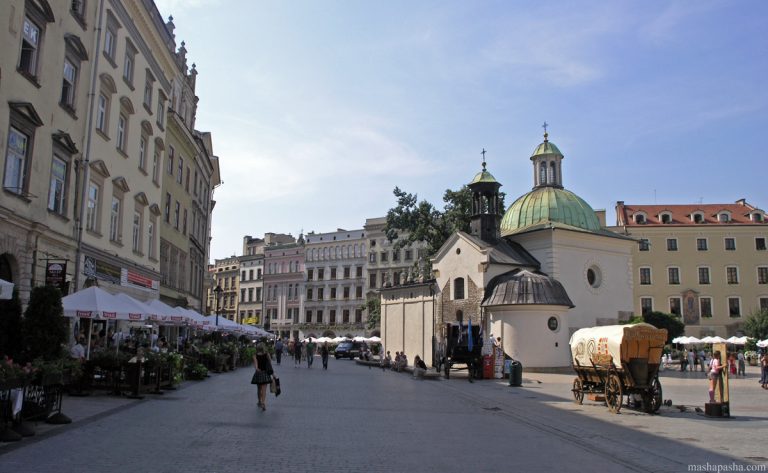 Piazza del Mercato di Cracovia, Polonia