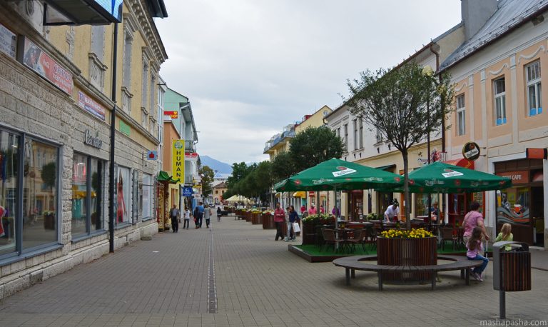 Poprad city center