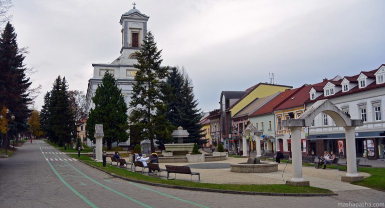 Poprad city center