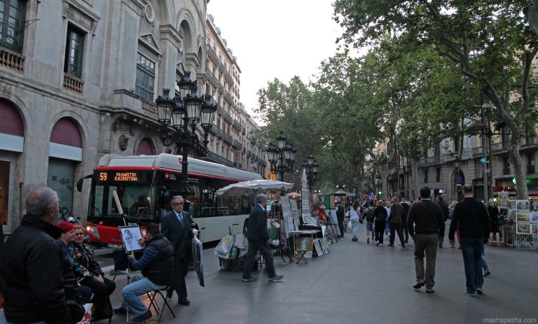 La Rambla, Barselona