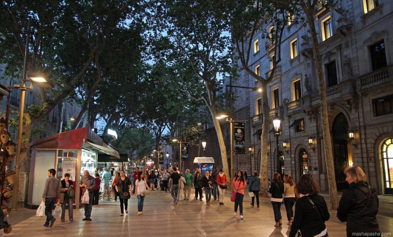 La Rambla, Barselona