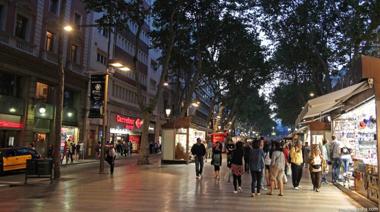 La Rambla, Barselona