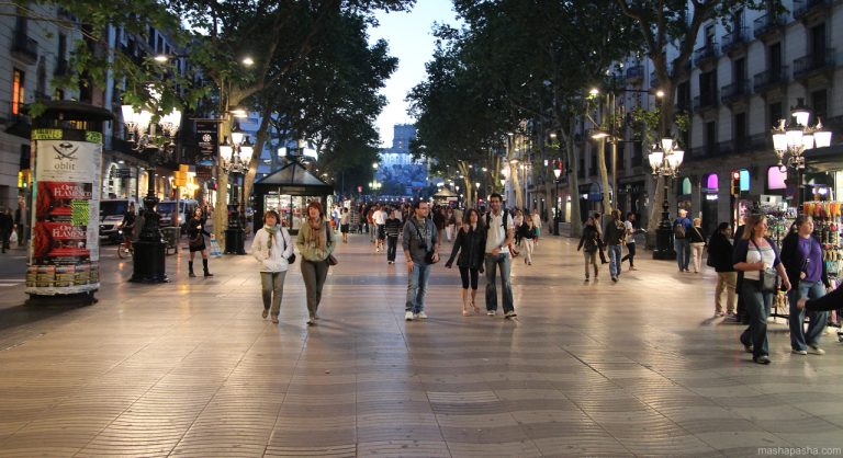 La Rambla, Barselona