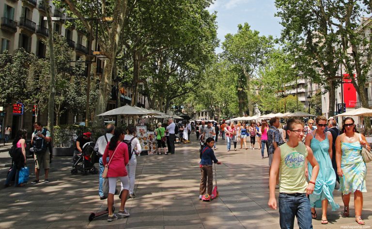La Rambla, Barselona