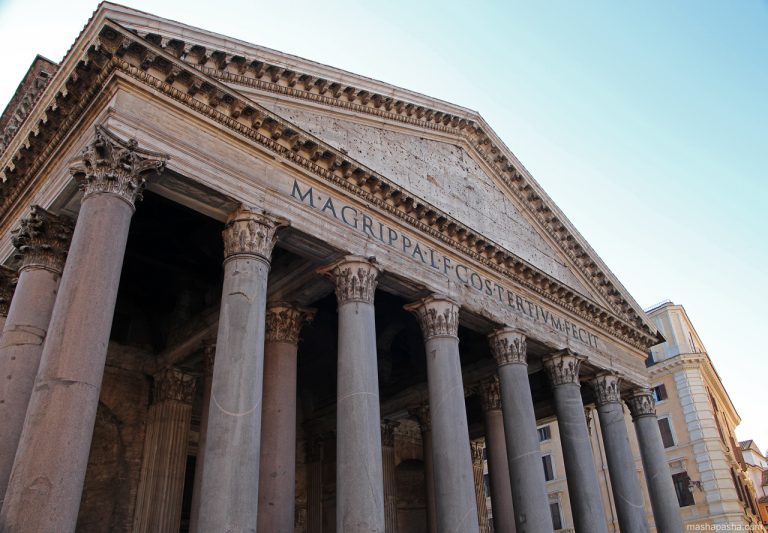 The Pantheon in Rome, Italy