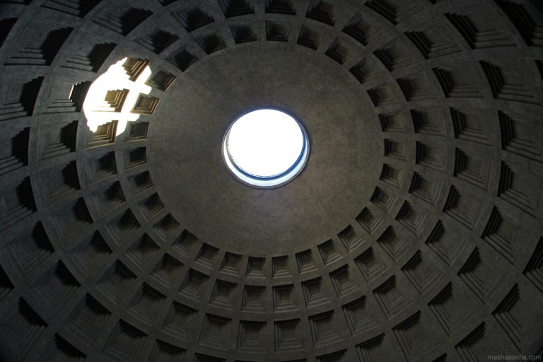 The Pantheon in Rome, Italy