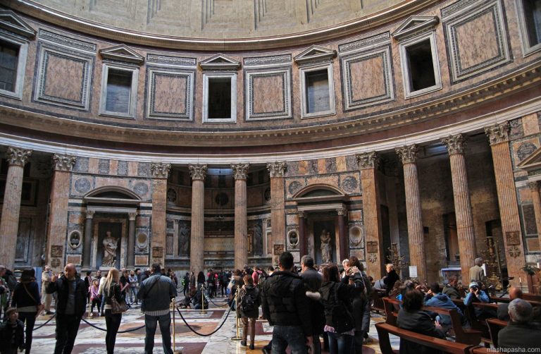 The Pantheon in Rome, Italy