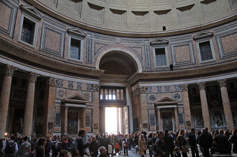 The Pantheon in Rome, Italy
