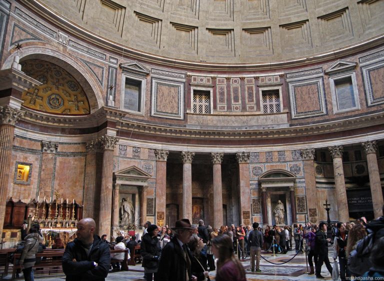 The Pantheon in Rome, Italy