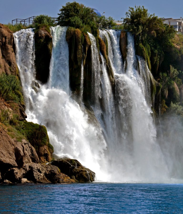 Lower Duden waterfall in Antalya