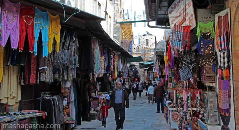 Arab market of Jerusalem