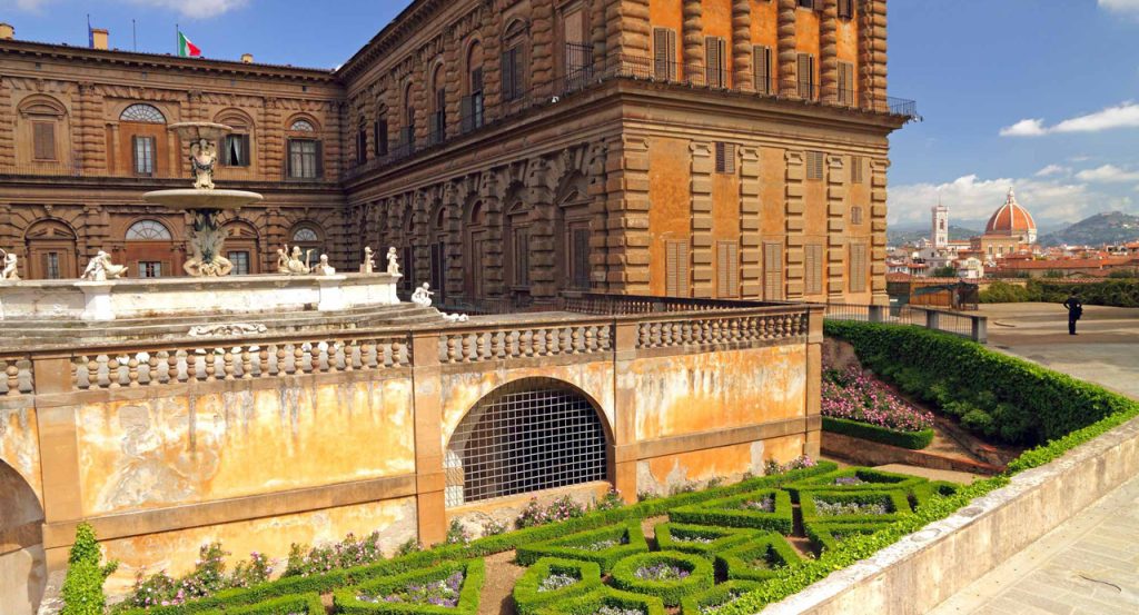 View of Palazzo Pitti from the Boboli Gardens