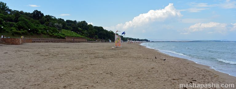 Burgas city beach, Bulgaria