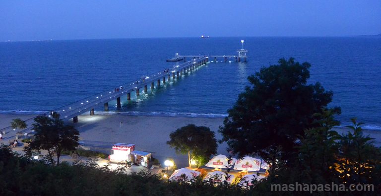 Burgas city beach, Bulgaria