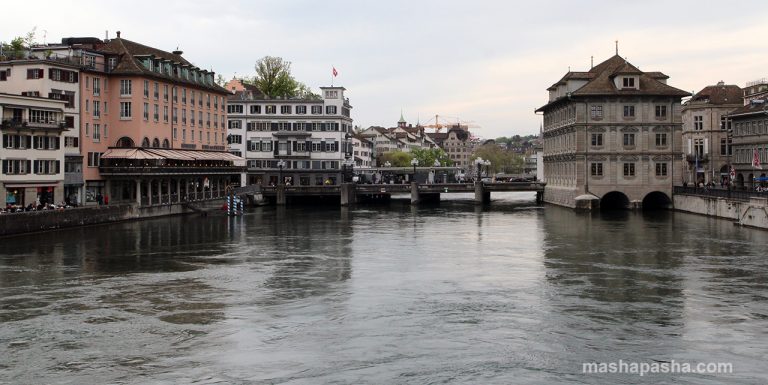 Fiume Limmat, Zurigo