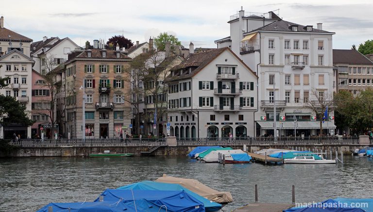 Fiume Limmat, Zurigo