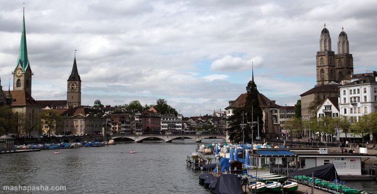Fiume Limmat, Zurigo