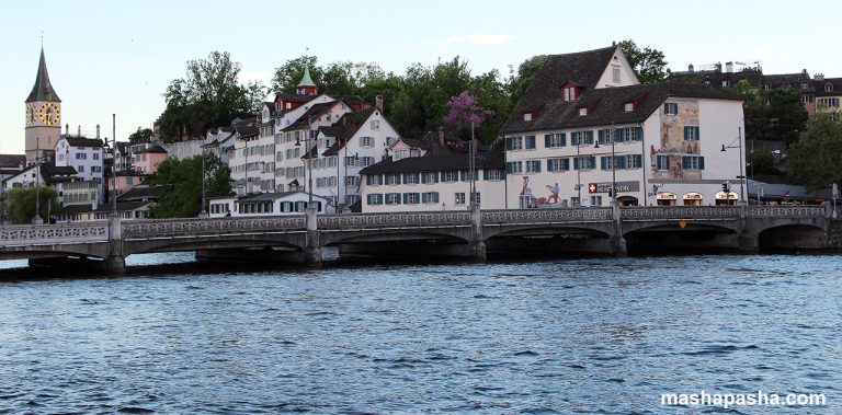 Fiume Limmat, Zurigo