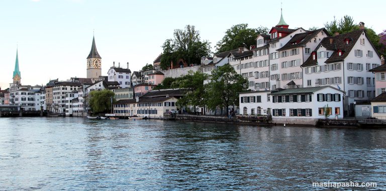 Fiume Limmat, Zurigo