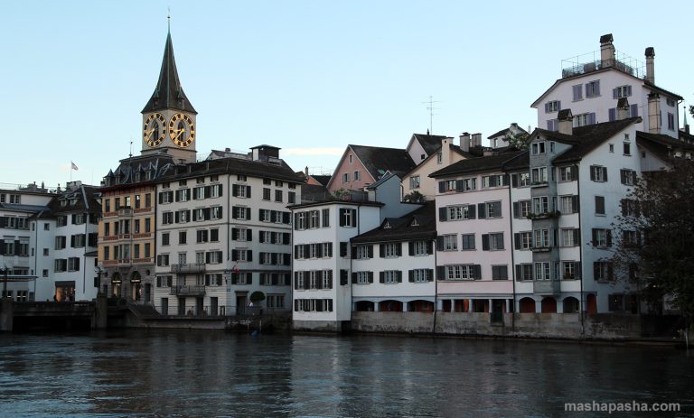 Fiume Limmat, Zurigo