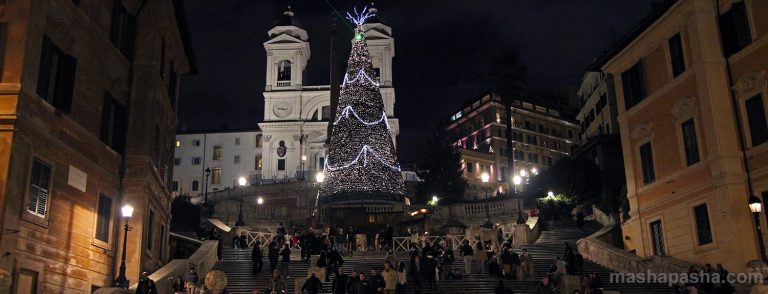 Christmas and New Year in Rome, Italy