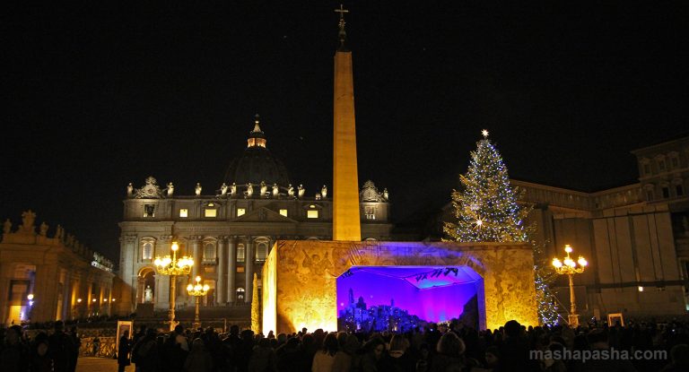 Christmas and New Year in Rome, Italy