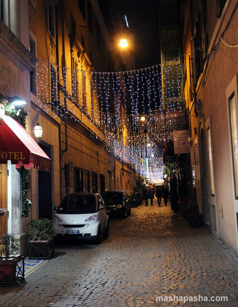 Christmas and New Year in Rome, Italy