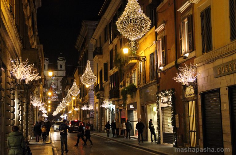 Christmas and New Year in Rome, Italy