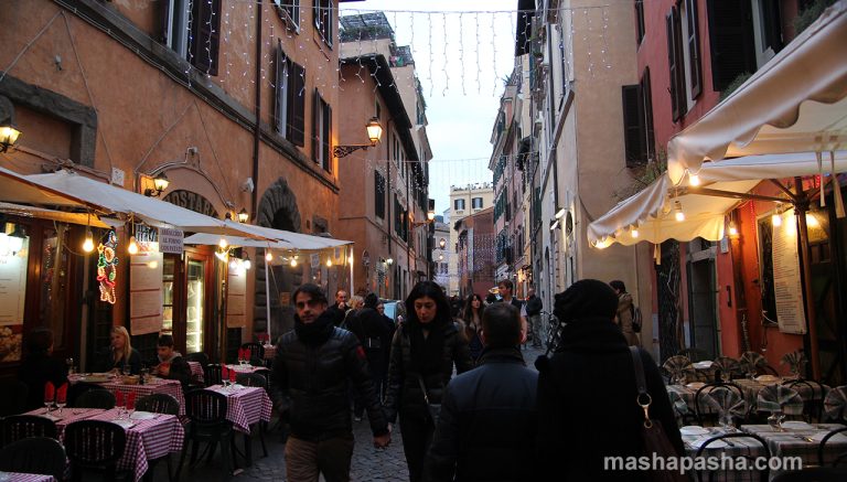 Christmas and New Year in Rome, Italy