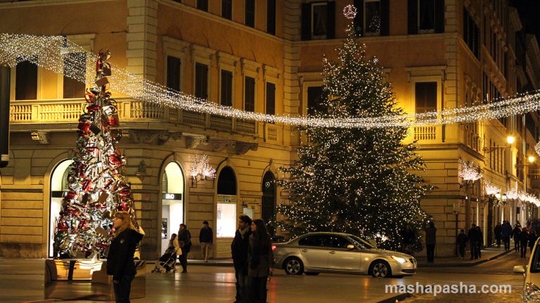 Christmas and New Year in Rome, Italy