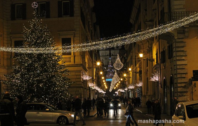 Christmas and New Year in Rome, Italy