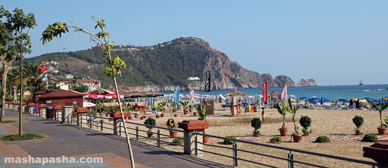 Plage de Cléopâtre, Alanya, Turquie