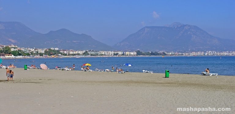 Plage de Keykubat, Alanya, Turquie
