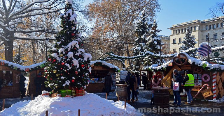 Christmas an New Year in Sofia, Bulgaria