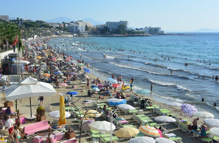 Ladies beach in Kusadasi, Turkey