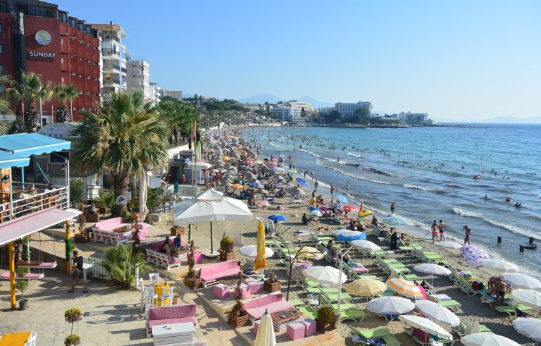 Ladies beach in Kusadasi, Turkey
