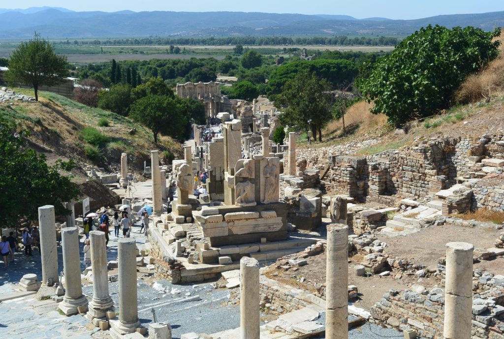 Panorama of Ephesus and the surrounding area