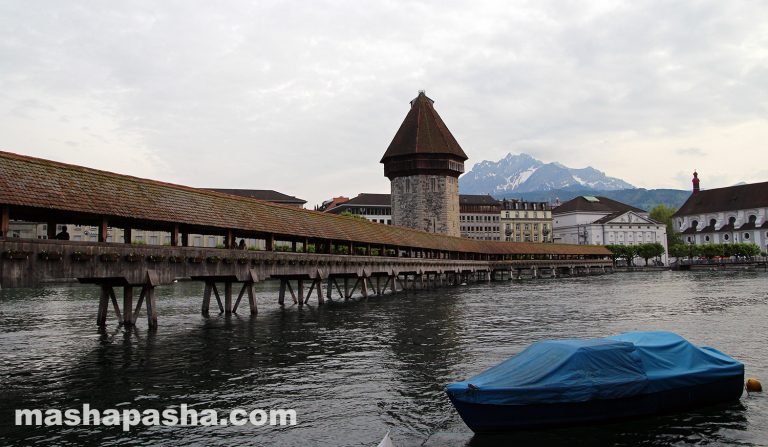 Ponte Kapelbrücke di Lucerna