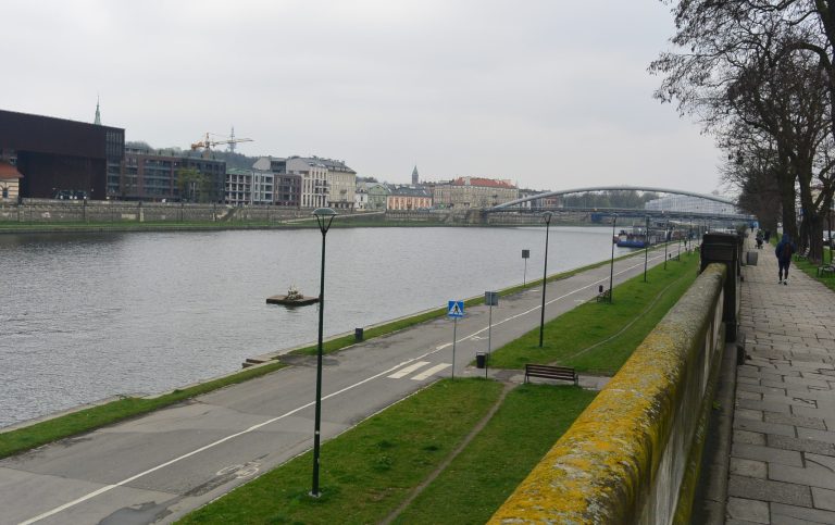 Krakow Vistula promenade