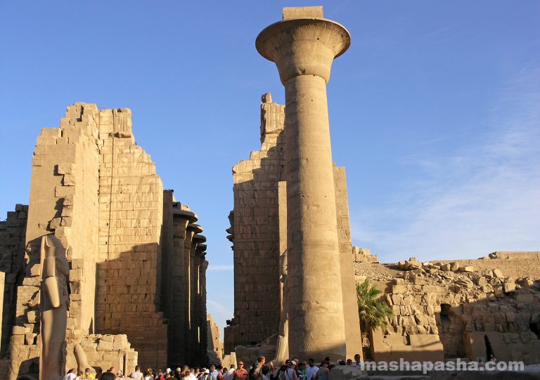 The temple at Karnak is a whole complex of buildings — Karnak Temple, Luxor, Egypt