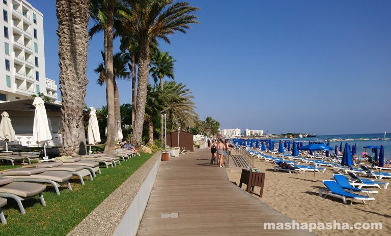 Sunrise Beach is the largest beach in Protaras — Sunrise Protaras Beach, Cyprus