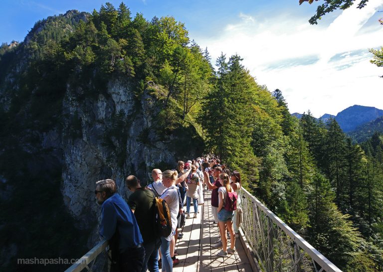 Marienbrücke Bridge near Neuschwanstein Castle — Neuschwanstein Castle, Germany