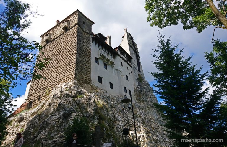 Dracula's Castle Bran is located on a high rock formation — Bran (Dracula’s) Castle, Romania