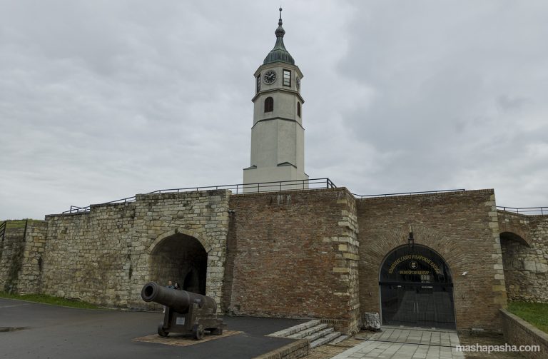 Sahat Kula - white clock tower of Belgrade Fortress — Belgrade Fortress