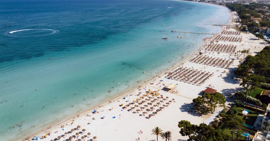 Alcudia beach, Mallorca, Spain